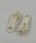 BeadsBalzar Craft Store #5 Plastic Zipper Sliders, Garment Accessories, Oval, Navajo White