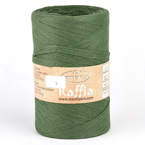 BeadsBalzar Craft Store 5 Stenli Raffia Yarn – Natural Plant Fiber Yarn for Crochet, Knitting & DIY Crafts