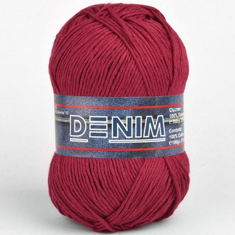 BeadsBalzar Craft Store 77 Stenli Denim — 100% Combed Cotton Yarn (210 m / 100 g Skein)