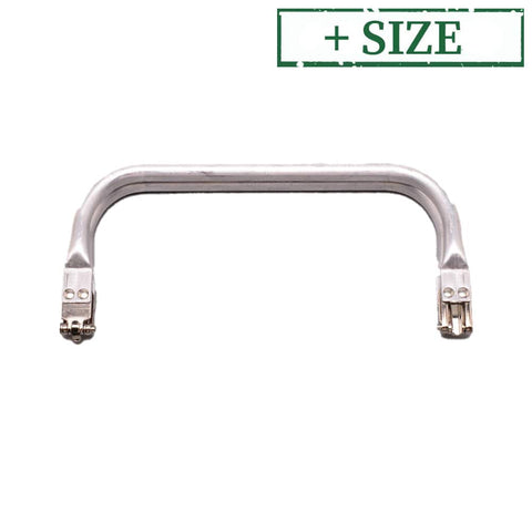 BeadsBalzar Craft Store 9.3x20x2.05cm Aluminum Bag Handle, Bag Replacement Accessories, Silver