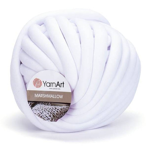 BeadsBalzar Craft Store 901 YarnArt Marshmallow Yarn | Super Chunky Chenille for Knitting & Crochet