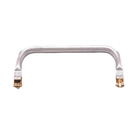 BeadsBalzar Craft Store 9x22x2cm Aluminum Bag Handle, Bag Replacement Accessories, Silver