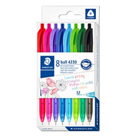 BeadsBalzar Craft Store Ballpoint Pen Ball 4230 M – 8-Piece Set | Smooth Writing