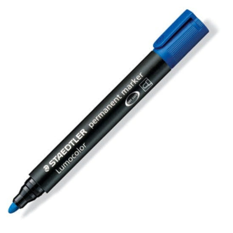 BeadsBalzar Craft Store BLUE Permanent Marker Bullet Tip – Bold & Long-Lasting for All Surfaces
