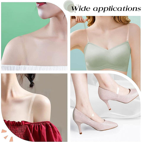 BeadsBalzar Craft Store Bra Accessories Kit, including 15M Transparent Elastic Shoulder Strap, with 216Pcs