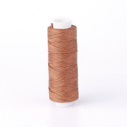 BeadsBalzar Craft Store CHOCOLATE Waxed Polyester Cord, Micro Macrame Cord 0.8MM