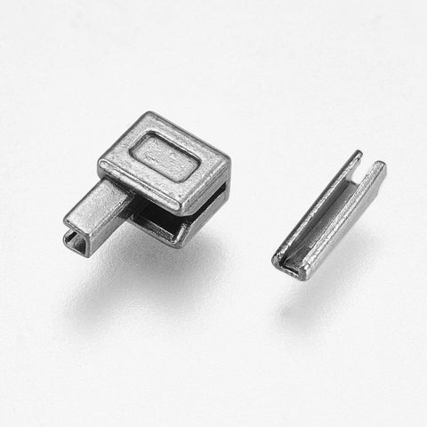 BeadsBalzar Craft Store Clothing Accessories, Zinc Alloy Zipper Repair Accessories Insert Box and Pin Fix Retainer, Gunmetal
