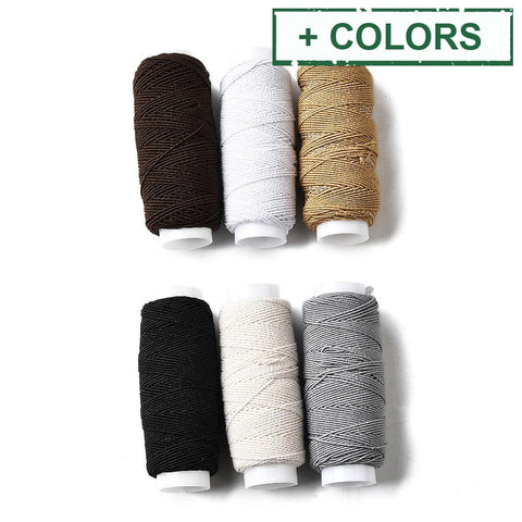 BeadsBalzar Craft Store Colors Round Polyester Ultra-Thin Elastic Thread for Sewing Machines, DIY Clothing Elastic Bottom Line String