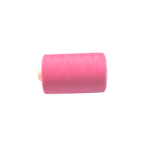 BeadsBalzar Craft Store DARK PINK 1 SPOOL Polyester Sewing Thread, Mixed Color