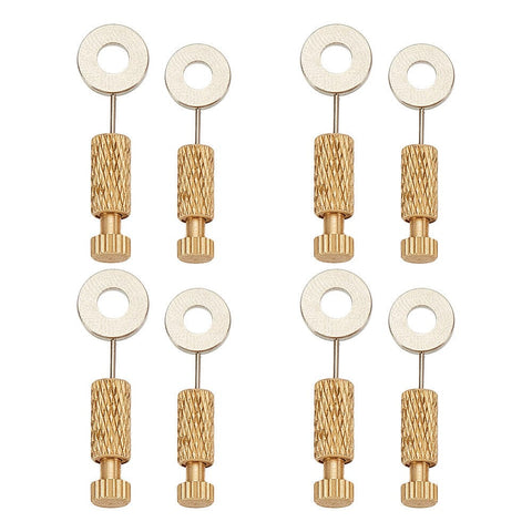 BeadsBalzar Craft Store DIY Leathercraft Locking Pins, Brass Hand Sewing Position Located Tool, set