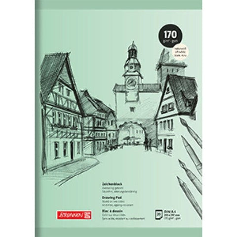 BeadsBalzar Craft Store Drawing Pad A4 – 20 Sheets, 170 gsm Art Paper