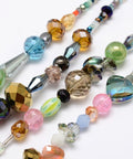 BeadsBalzar Craft Store Electroplate Glass Bead Strands, Mixed Shapes, Mixed Color
