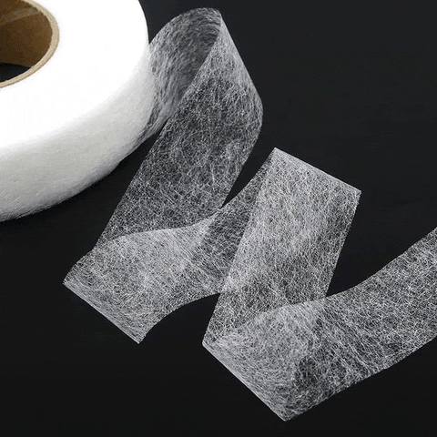 BeadsBalzar Craft Store Fabric Fusing Adhesive Hem Tape, Double Sided Iron on Heat Adhesive Tape, No Sewing for Clothing Making