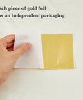 BeadsBalzar Craft Store Foil Paper, For Imitation Gold Foil Gilding Flakes Making, for Nail Art, Resin Craft