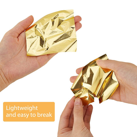 BeadsBalzar Craft Store Foil Paper, For Imitation Gold Foil Gilding Flakes Making, for Nail Art, Resin Craft