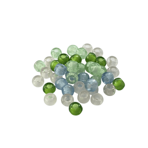 BeadsBalzar Craft Store Furnace Big hole Glass Beads 8x5mm – Oval Craft Beads for Jewelry Making, Beading & DIY Project