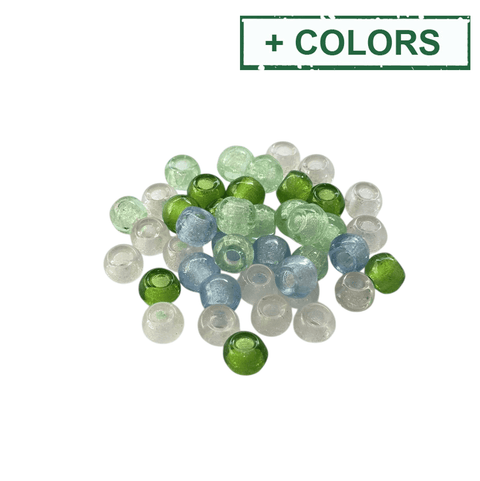 BeadsBalzar Craft Store Furnace Big hole Glass Beads 8x5mm – Oval Craft Beads for Jewelry Making, Beading & DIY Project