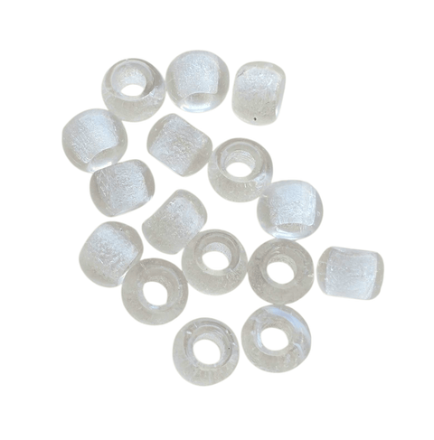 BeadsBalzar Craft Store Furnace Big Hole Glass Beads 8x5mm – Oval Craft Beads for Jewelry Making, Beading & DIY Project