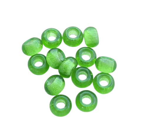 BeadsBalzar Craft Store Furnace Big Hole Glass Beads 8x5mm – Oval Craft Beads for Jewelry Making, Beading & DIY Project