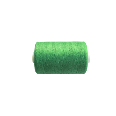 BeadsBalzar Craft Store GREEN 1 SPOOL Polyester Sewing Thread, Mixed Color