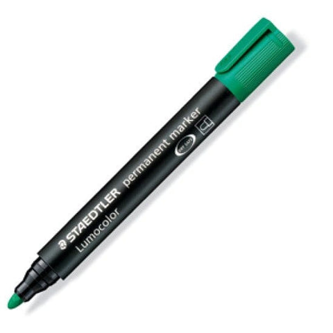 BeadsBalzar Craft Store GREEN Permanent Marker Bullet Tip – Bold & Long-Lasting for All Surfaces