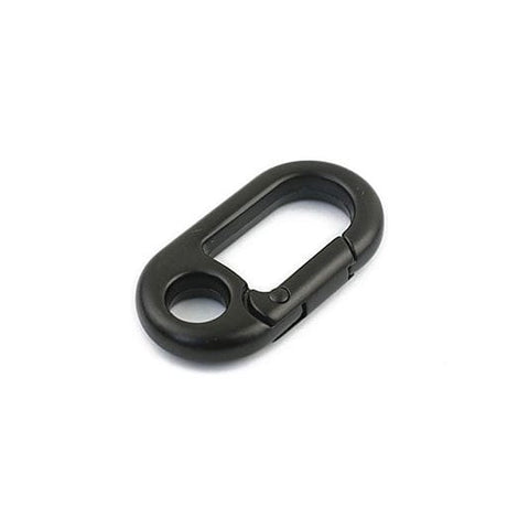 BeadsBalzar Craft Store GUN METAL Alloy Spring Gate Rings – Oval Shape