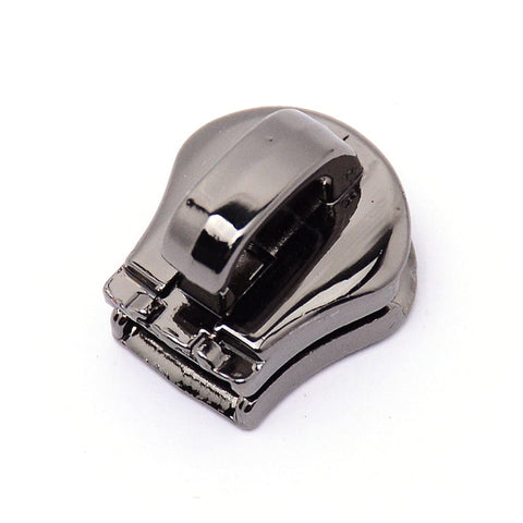 BeadsBalzar Craft Store GUNMETAL Zinc Alloy Replacement Zipper Sliders, for Luggage Suitcase Backpack Jacket Bags Coat