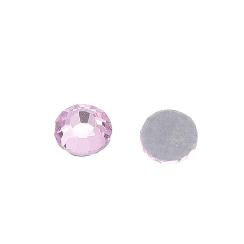 BeadsBalzar Craft Store Hotfix Rhinestone, Glass Rhinestone Flat Back Cabochons, Half Round, SS10