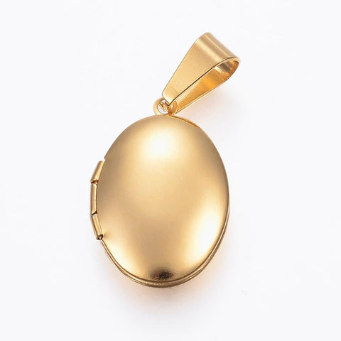 BeadsBalzar Craft Store Ion Plated 304 Stainless Steel Locket Pendants charm Jewelry