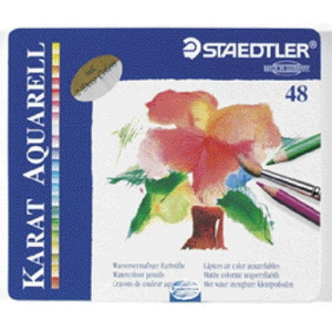 BeadsBalzar Craft Store Karat Aquarell Watercolour Colour Pencils – Premium Set in Metal Tin