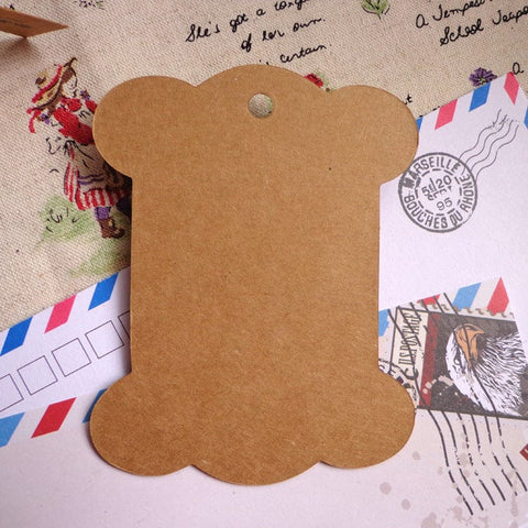 BeadsBalzar Craft Store Kraft Paper Thread Winding Boards
