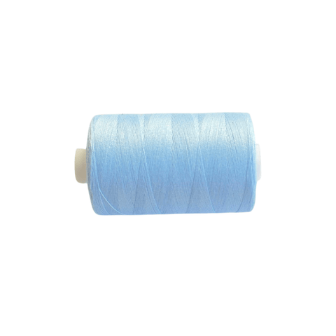 BeadsBalzar Craft Store LIGHT BLUE 1 SPOOL Polyester Sewing Thread, Mixed Color