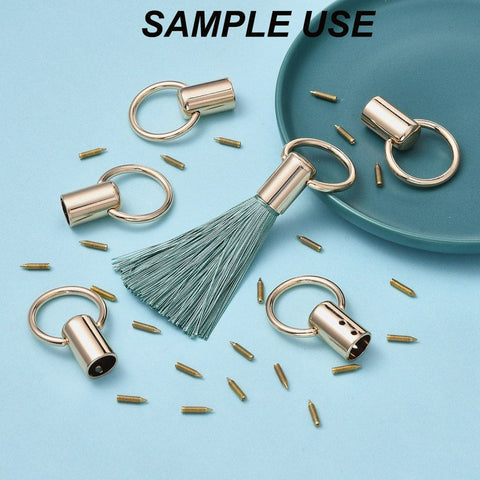 BeadsBalzar Craft Store Light Gold Alloy Swivel Clasps with Iron Nail – Swivel Snap Hook for Bags, Keychains, DIY Crafts
