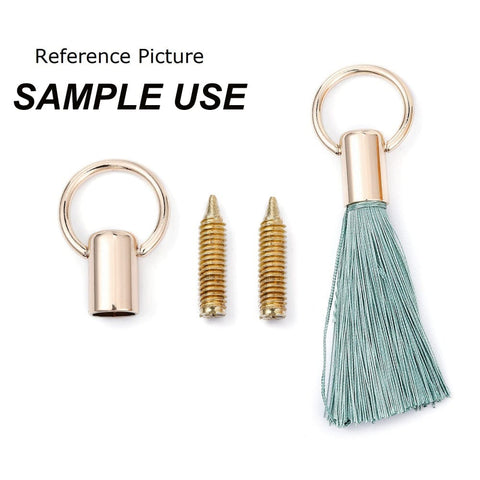 BeadsBalzar Craft Store Light Gold Alloy Swivel Clasps with Iron Nail – Swivel Snap Hook for Bags, Keychains, DIY Crafts