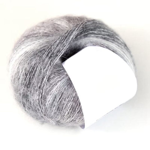 BeadsBalzar Craft Store LIGHT GREY 2-Ply Gradient Yarn | Knitting & Crochet Yarn