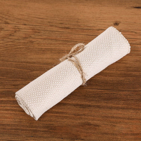BeadsBalzar Craft Store Linen Cloth for Punch Needle Fabric, Embroidery Fabric, Antique White