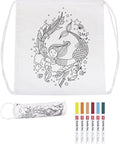 BeadsBalzar Craft Store MERMAID EDITION Mermaid Creative Set – Sports Bag & Pencil Case (Schlamper) for Kids