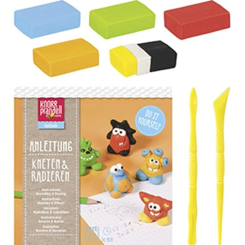 BeadsBalzar Craft Store MONSTERS Craft Set Knead & Erase – DIY Eraser Making Kit for Kids