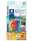 BeadsBalzar Craft Store Noris Club Aquarell Coloured Pencils – 12pcs Set – Watercolour Effects Made Easy