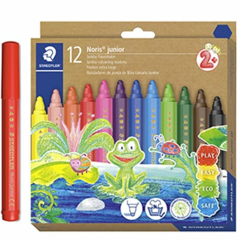 BeadsBalzar Craft Store Noris® Junior 329 – 12 pcs. Cardboard Box – Easy-Grip Pencils for Kids