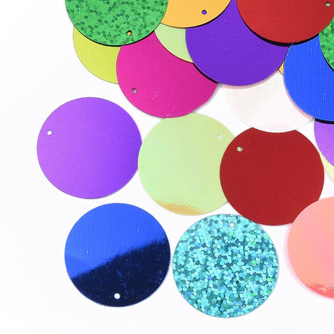 BeadsBalzar Craft Store Ornament Accessories, PVC Plastic Paillette/Sequins Beads