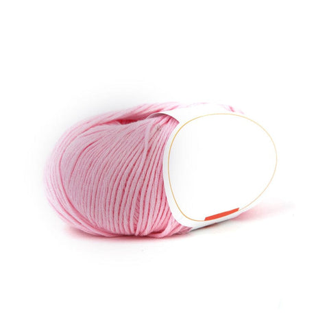 BeadsBalzar Craft Store PEARL PINK 2mm Cotton Yarn – For Weaving, Knitting & Crochet