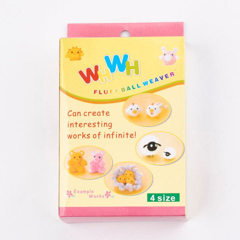 BeadsBalzar Craft Store Plastic Knitting Loom for Making Pom Pom, Including Instruction, Pom Pom Maker Sets
