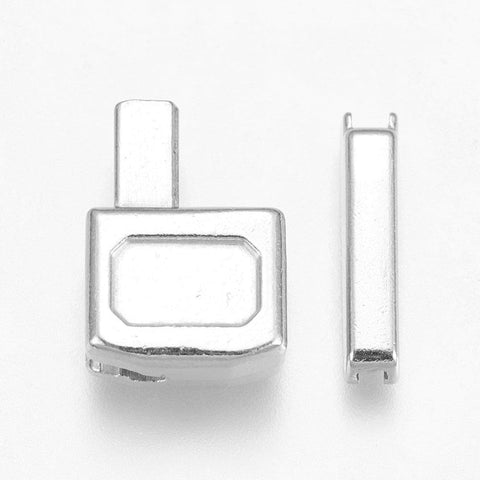 BeadsBalzar Craft Store PLATINUM Clothing Accessories, Zinc Alloy Zipper Repair Accessories Insert Box and Pin Fix Retainer