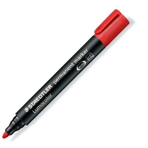BeadsBalzar Craft Store RED Permanent Marker Bullet Tip – Bold & Long-Lasting for All Surfaces