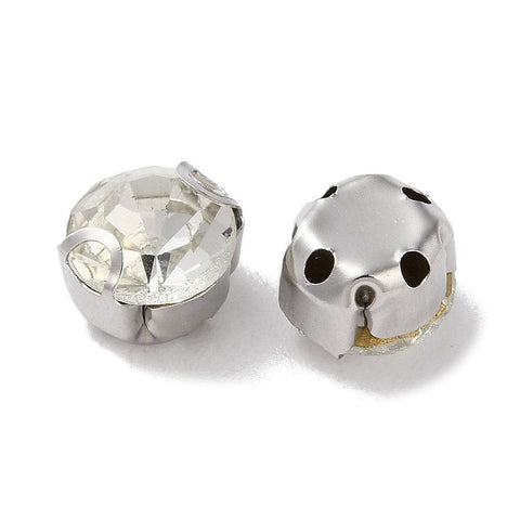 BeadsBalzar Craft Store Round Sew on Rhinestone for garments