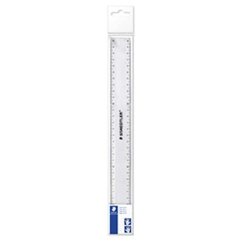 BeadsBalzar Craft Store Ruler, 300 mm, transparent