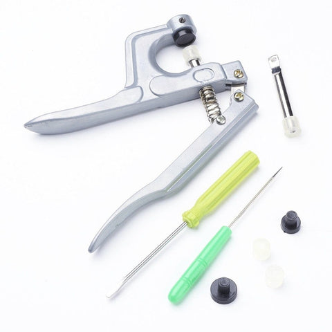 BeadsBalzar Craft Store Snap Fastener Plier Tool Kits, Plastic Snap Fastener Install Tool Sets