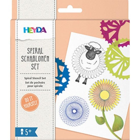 BeadsBalzar Craft Store Spiral Stencil set