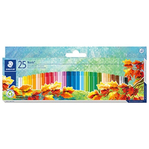BeadsBalzar Craft Store Staedtler Noris Club Oil Pastels – Set of 25 Assorted Colors – Durable, Vibrant, and Water-Resistant